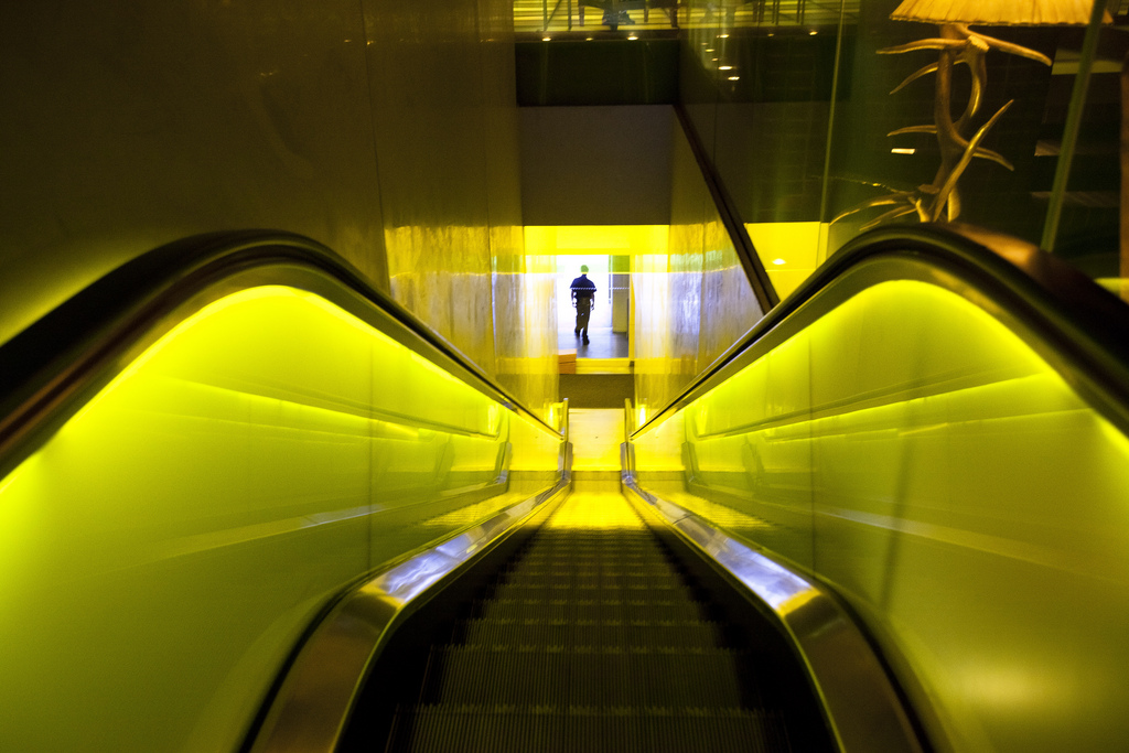 Hudson Hotel escalator